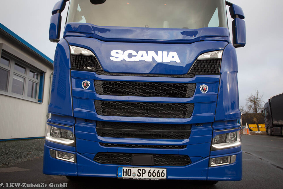 Runder Aufkleber - Scania Blau Truck Accessoires