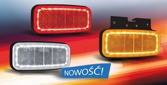 Umriss/Markierungsleuchte flach LED in rot oder orange