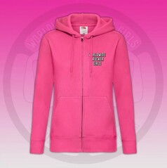 Scandi Damen Hoodie rosa "WWTG"