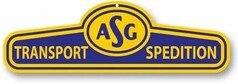 Lufterfrischer ASG Transport in Tannenzapfen-Duftrichtung, blau-gelbes Design.
