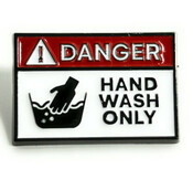 DTS PIN Hand Wash Only