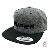 CAP Snapback "dunkelgrau" mit Stick