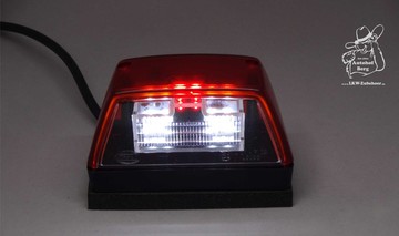 1x LED Kennzeichenleuchte Anhänger Kennzeichenbeleuchtung LKW PKW