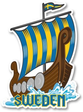 Lufterfrischer Wikingerschiff Sweden