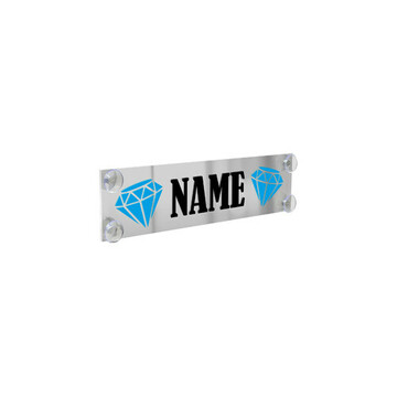 Namensschild 9-11 Buchstaben (90x13,5cm)