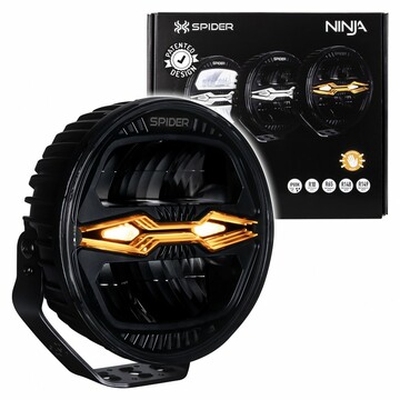 LED Scheinwerfer X-Spider "NINJA RUND" 12/24V