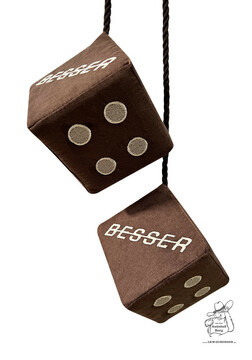 W�rfel Besser 12cmx12cm