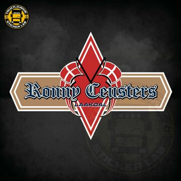 TJ Aufkleber Ronny Ceusters - Diamond l�nglich