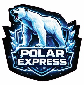 DTS Aufkleber Polar Express B�r stehend