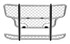 Silberner Trux Highway Frontschutzb�gel aus Aluminium mit Gitterdesign.