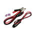 Zubeh�r f�r Power Inverter: Rote und schwarze Anschlusskabel mit Batterieklemmen, Zigarettenanz�nderstecker und Sicherungen.