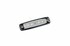 LED Markierungsleuchte, flach, mit schwarzem Geh�use, transparentem PC-Lampenschirm und mehreren gelben LEDs.