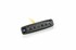 Dunkle, flache LED Markierungsleuchte mit get�ntem PC-Geh�use, orangefarbenen LEDs und gelbem Anschlusskabel.