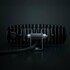 R�ckseite des schwarzen Strands Nuuk Black R LED-R�ckfahrlichts mit K�hlrippen, Halterung und Kabel.