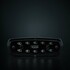 Dunkles, dezentes Strands Nuuk Black R LED-R�ckfahrlicht mit klarem Glas und sichtbaren LED-Elementen.