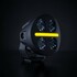 Strands NUUK MC 3 LED-Fahrlicht, rund, schwarz, mit LED-Linsen und leuchtendem gelb-wei�em Positionslichtbalken.