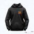 Schwarzer Kapuzenpullover mit "Unleash the Beast" Aufdruck auf der Brust. Weiche Baumwollmischung.