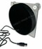 Leuchtkasten 17x17 "Loud Pipes blau" mit schwarzem Samthintergrund und USB-Anschluss.