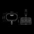 Strands FOR9T Arbeitsleuchte: Technische Zeichnung mit Ma�en.