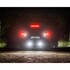 Nano-R�ckfahrscheinwerfer leuchten hell und beleuchten die Stra�e. Kennzeichen "NANO" sichtbar.